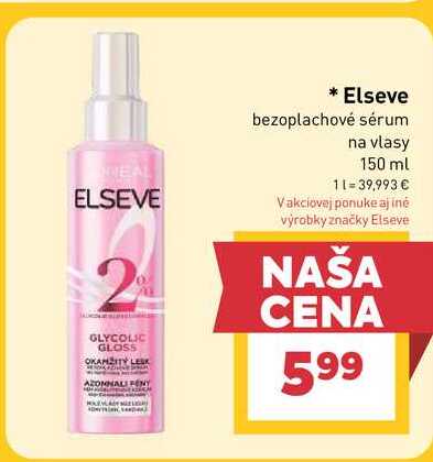 Elseve bezoplachové sérum na vlasy 150 ml