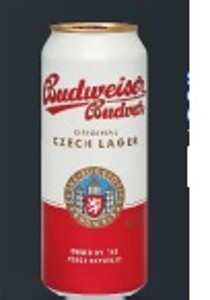 Budweiser Budvar Svetlý ležiak v akcii