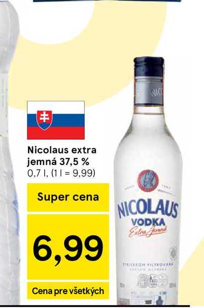 Nicolaus extra jemná 37,5 % 0,7l