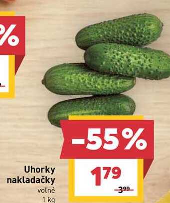 Uhorky nakladačky voľné 1 kg