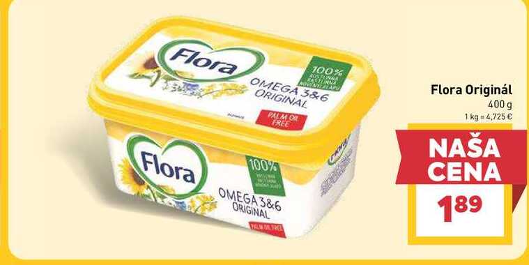 Flora Originál 400 g