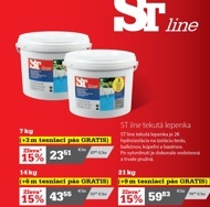 ST line tekutá lepenka 21 kg (+9 m tesniaci pás GRATIS)