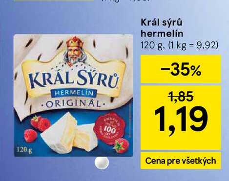 Král Sýrů 120 g