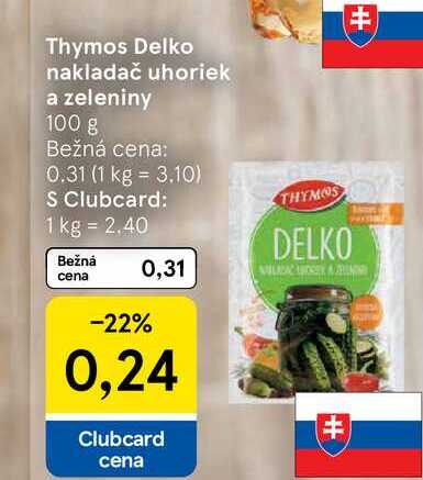 Thymos Delko nakladač uhoriek a zeleniny 100 g
