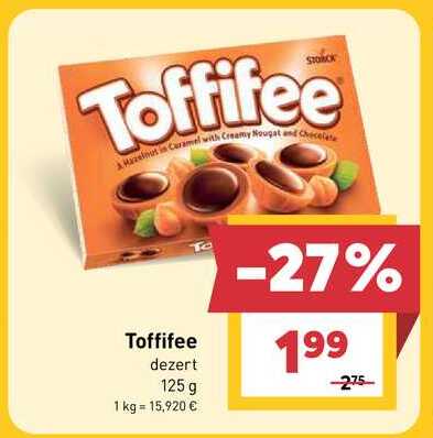Toffifee dezert 125 g