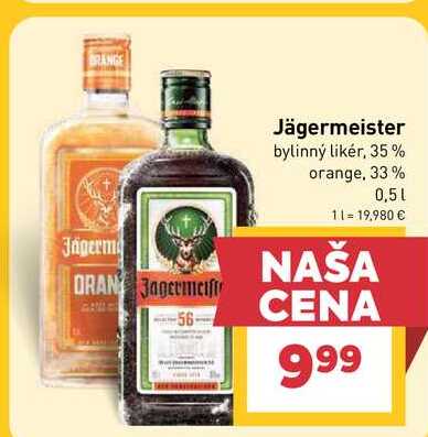 Jägermeister 0,5l v akcii