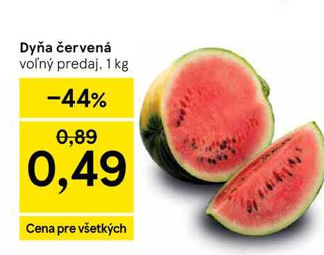 Dyňa červená voľný predaj 1 kg