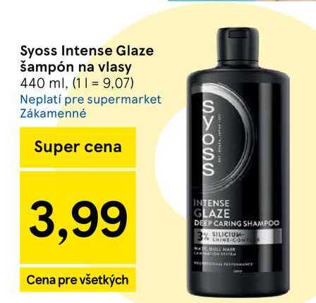 Syoss Intense Glaze šampón na vlasy 440 ml