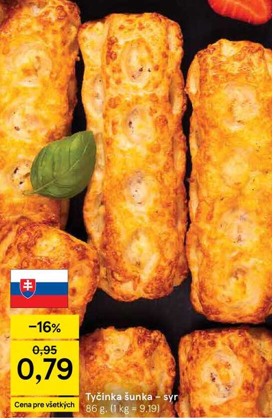 Tyčinka šunka - sy 86 g
