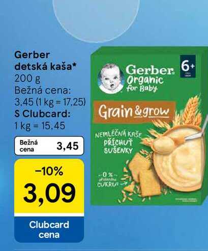 Gerber detská kaša 200 g