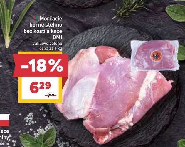 Morčacie horné stehno bez kosti a kože 1 kg