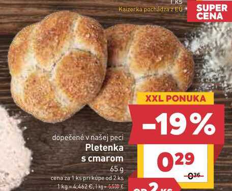 Pletenka s cmarom 65 g
