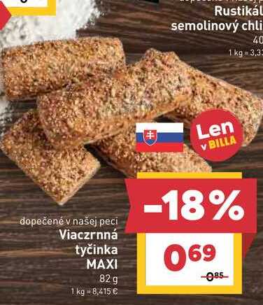 Viaczrnná tyčinka MAXI 82 g 