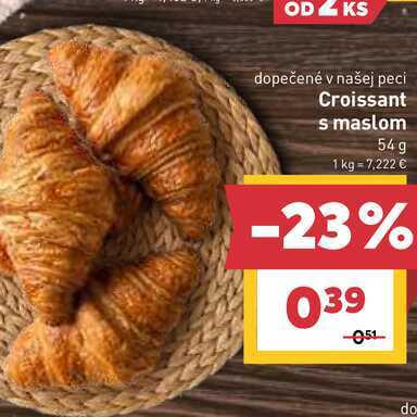 Croissant s maslom 54 g