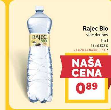 Rajec Bio viac druhov 1,5l