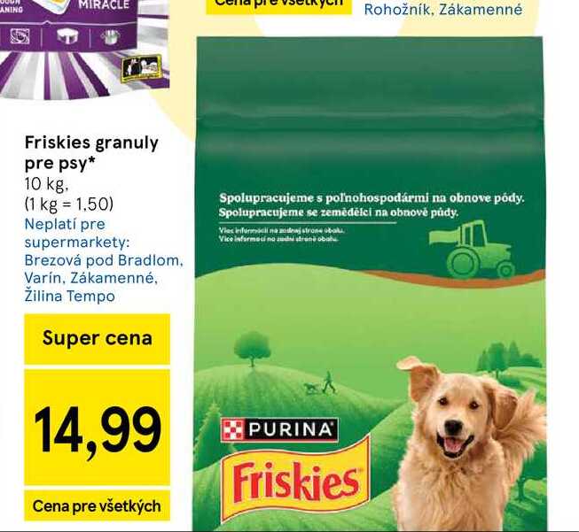 Friskies granuly pre psy 10 kg