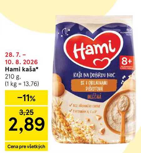 Hami kaša 210 g
