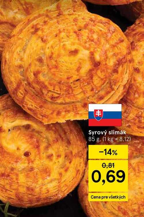 Syrový slimák 85 g