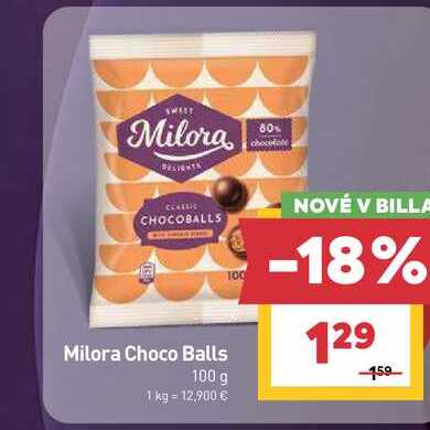 Milora Choco Balls 100 g