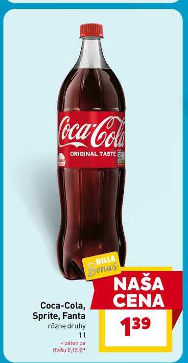 Coca-Cola 1L v akcii
