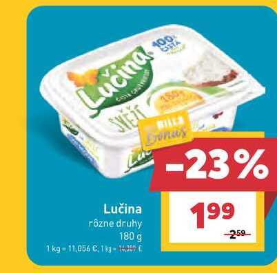 Lučina rôzne druhy 180 g