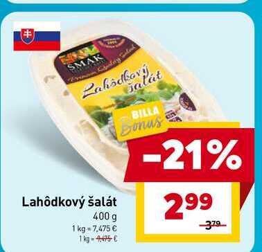 Lahôdkový šalát 400 g