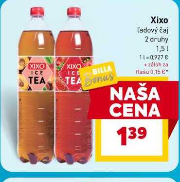Xixo Ľadový čaj 2 druhy 1,5l