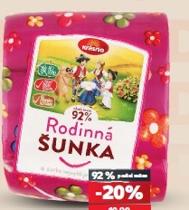 Krásno Rodinná šunka