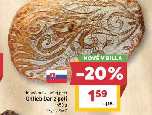 Chlieb Dar z polí 450 g