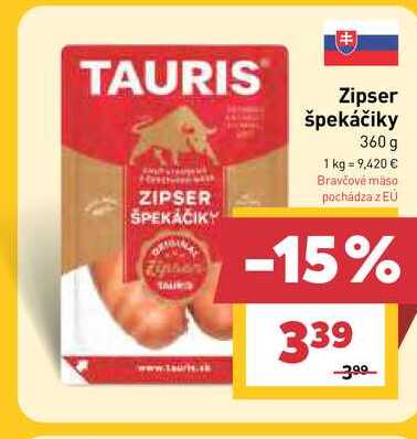 Zipser špekáčiky 360 g