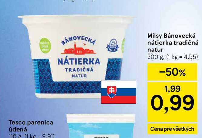 Bánovecká nátierka tradičná natur 200 g
