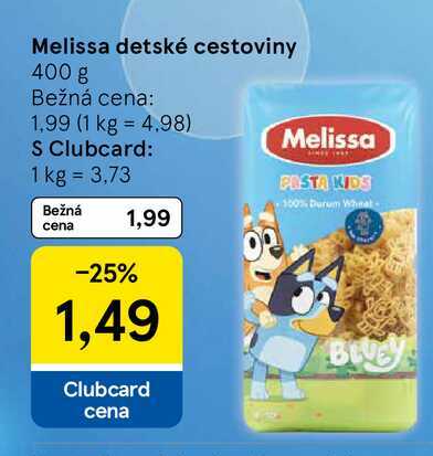 Melissa detské cestoviny 400 g