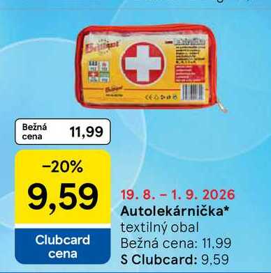 Autolekárnička textilný obal