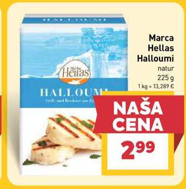Marca Hellas Halloumi natur 225 g