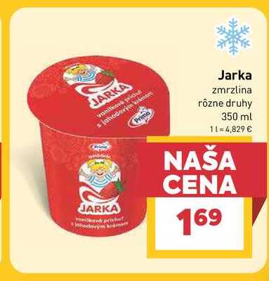 Prima Jarka zmrzlina rôzne druhy 350 ml