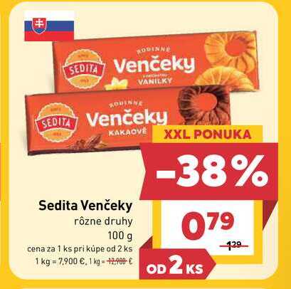 Sedita Venčeky rôzne druhy 100 g