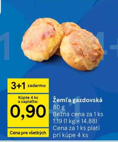 Žeml'a gazdovská 80 g