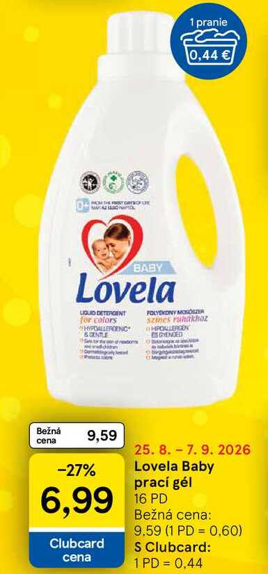 Lovela Baby prací gél 16 PD