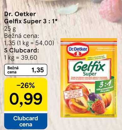 Dr. Oetker Gelfix Super 3: 1 25 g 