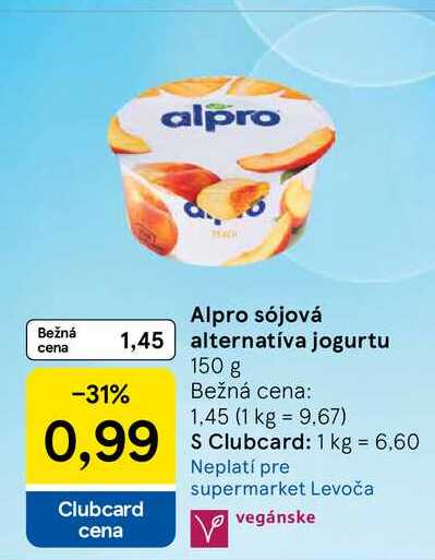 Alpro sójová alternatíva jogurtu 150 g