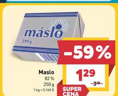 Maslo 82% 250 g