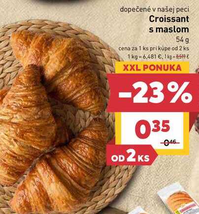 Croissant s maslom 54 g