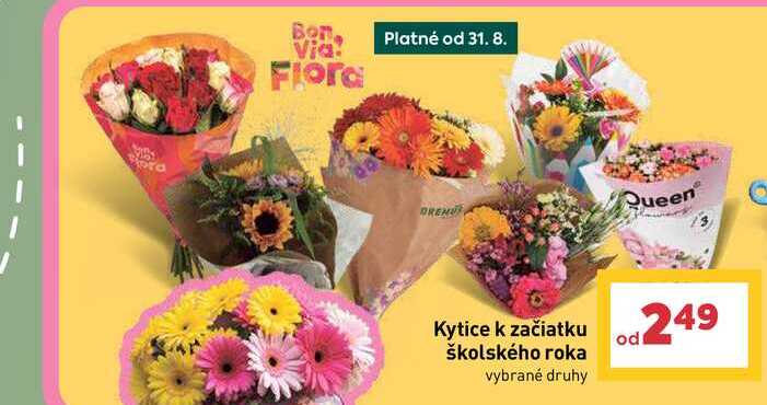 Kytice k začiatku školského roka vybrané druhy