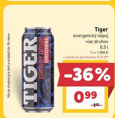 Tiger Energetický nápoj 500 ml