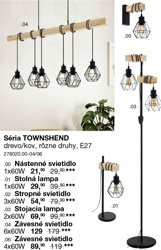 Séria TOWNSHEND-Závesné svietidlo