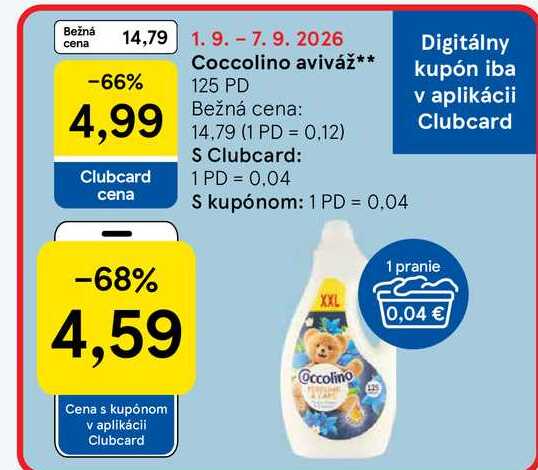 Coccolino aviváž 125 PD