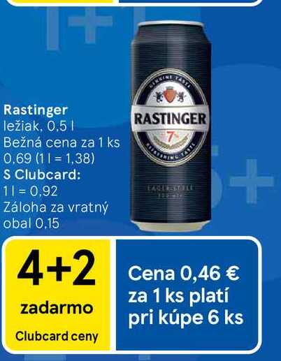 Rastinger ležiak, 0,5l