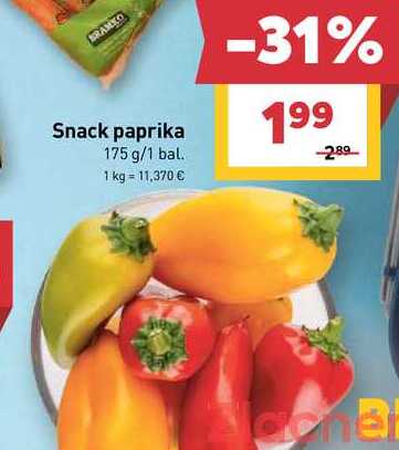 Snack paprika 175 g/1 bal. 