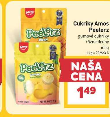Cukríky Amos Peelerz 65g