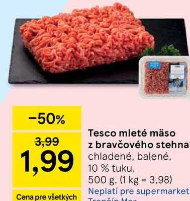  Mleté mäso bravčové 500g